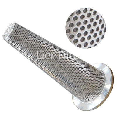 品質  Durable Special Shaped Perforated Metal Mesh Filter 0.5um-200um Excellent noise suppression performance 工場