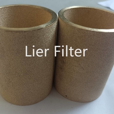 再使用可能な10-15ミクロンによって焼結させる青銅色の金属フィルター評価99.99%