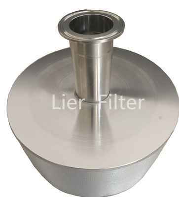より長いサービス スパンと使用される腐食性の液体のための高温円錐形形フィルター