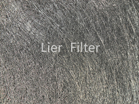 Pleatable清掃可能なFeCrAlは金属繊維のフェルトの高い気孔率を焼結させた